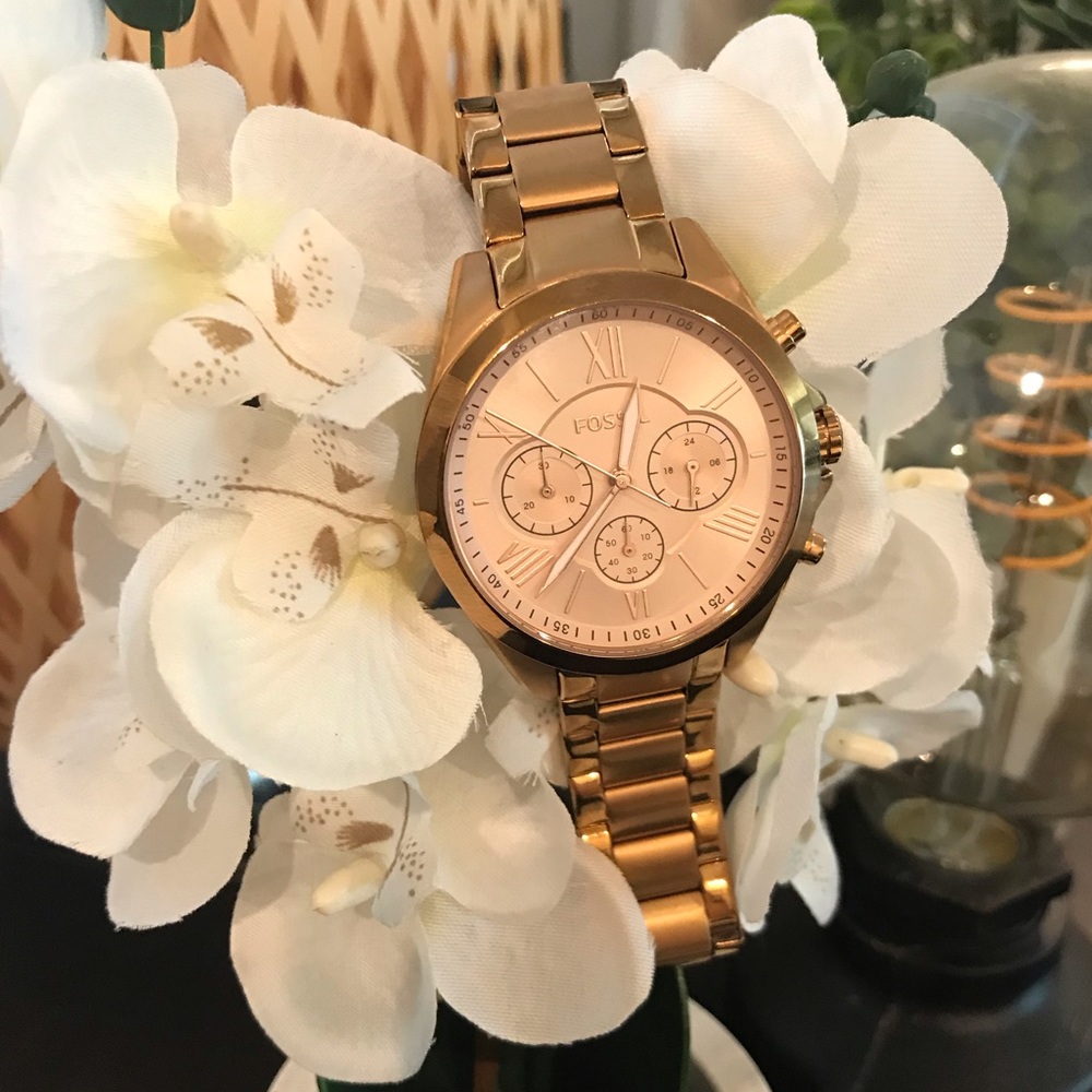 Fossil Watch- Justine Quartz in Rose Gold